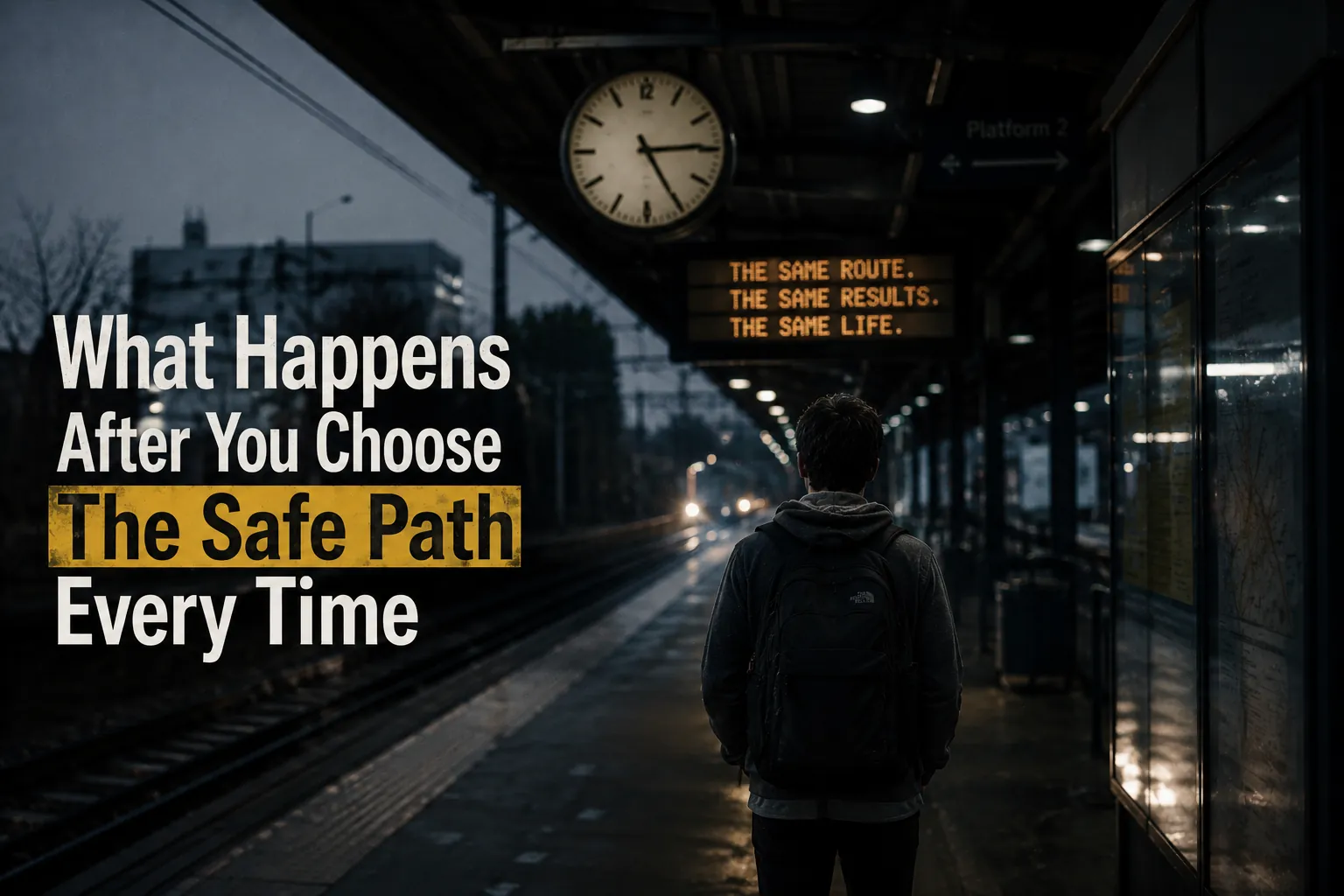 What Happens After You Choose The Safe Path Every Time