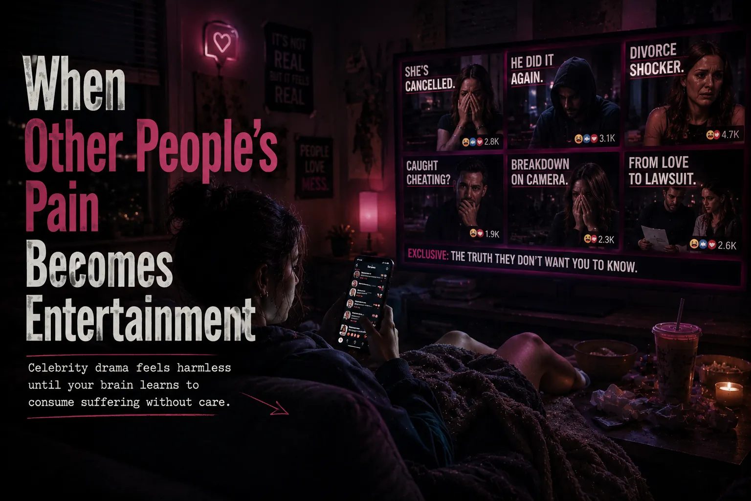 When Other People’s Pain Becomes Entertainment