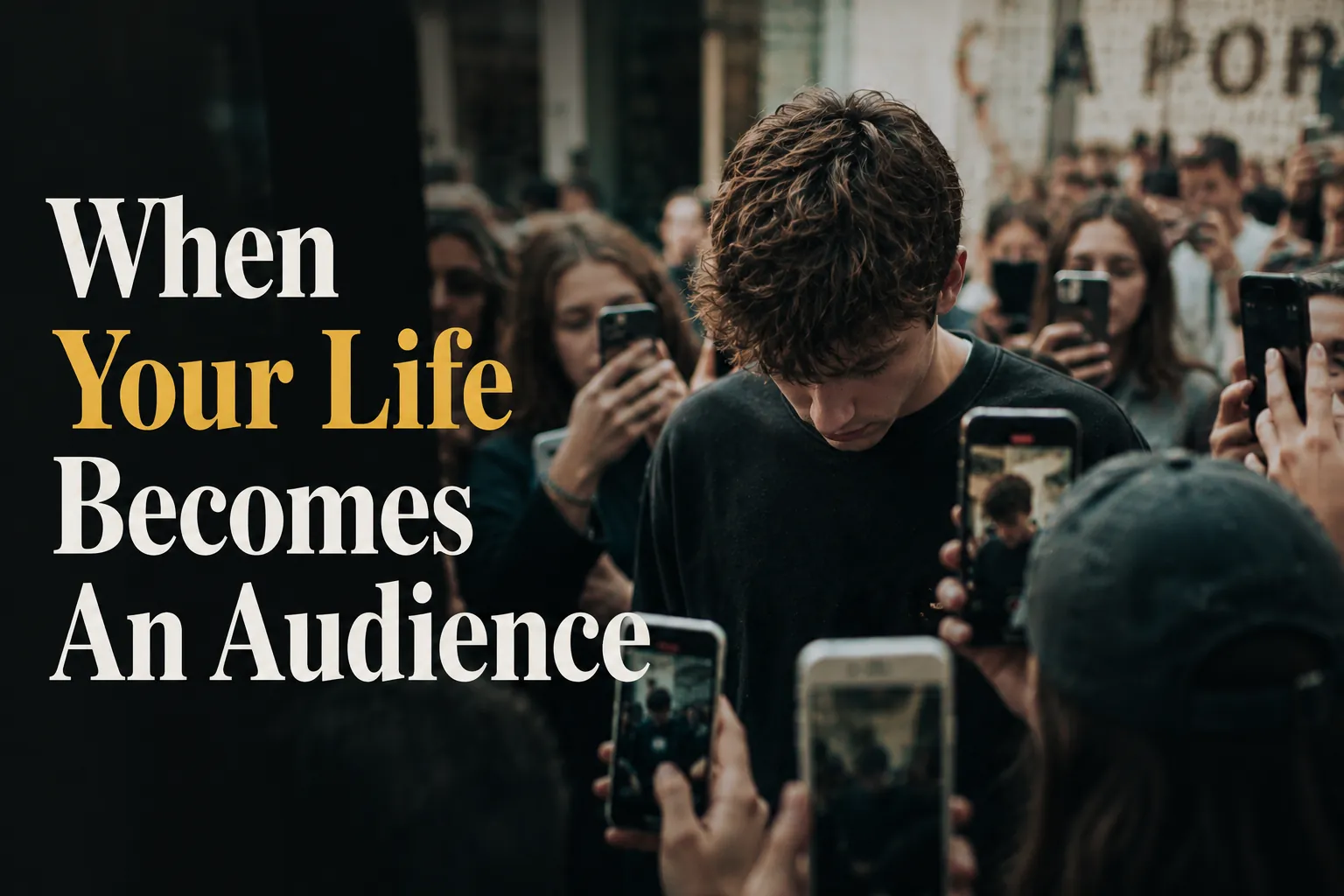 When Your Life Becomes An Audience