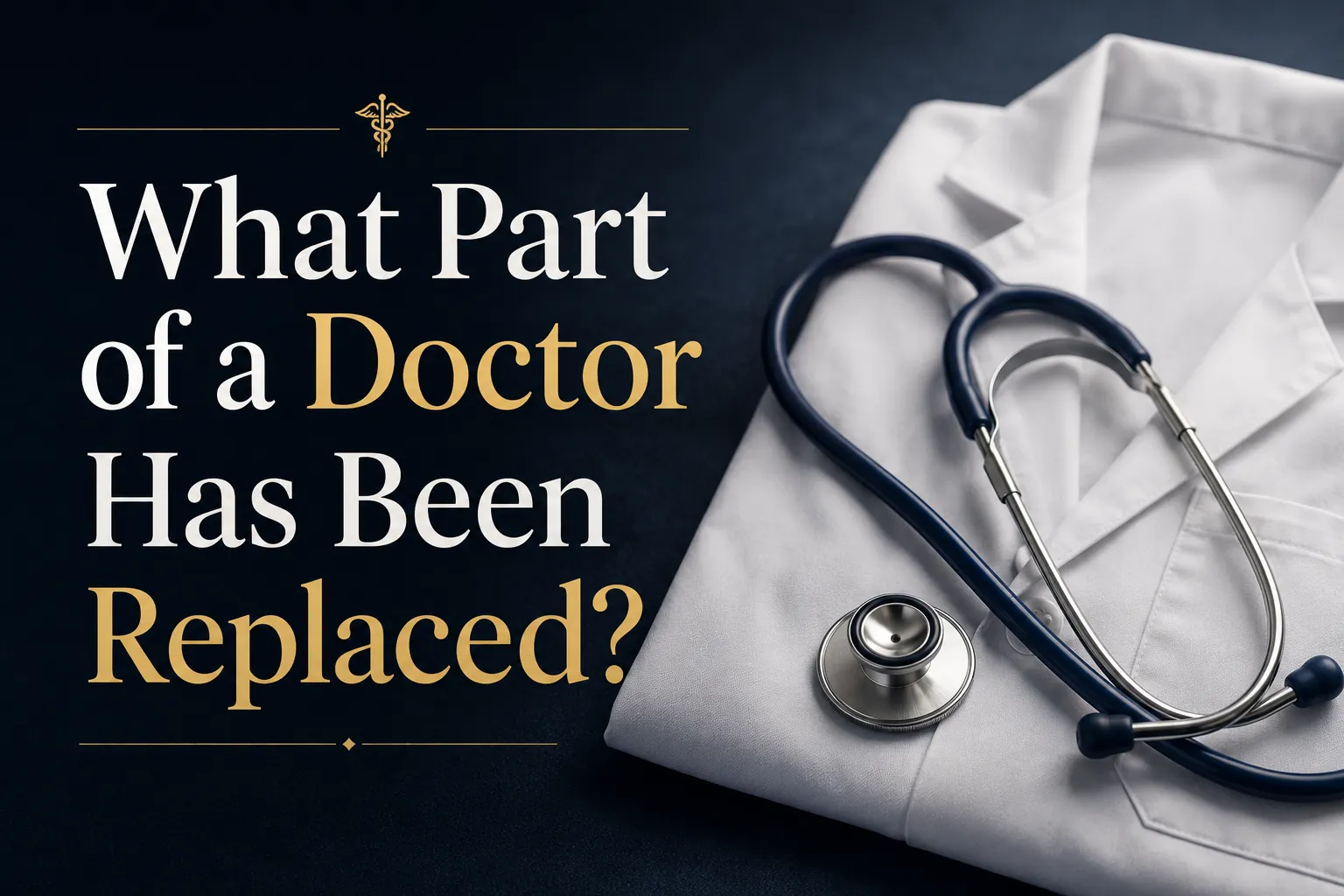 What Part of a Doctor Has Been Replaced?