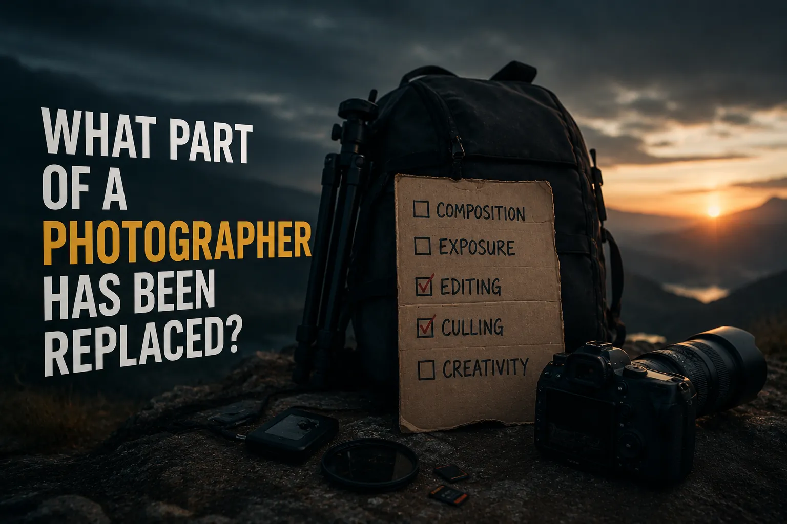 What Part of a Photographer Has Been Replaced?