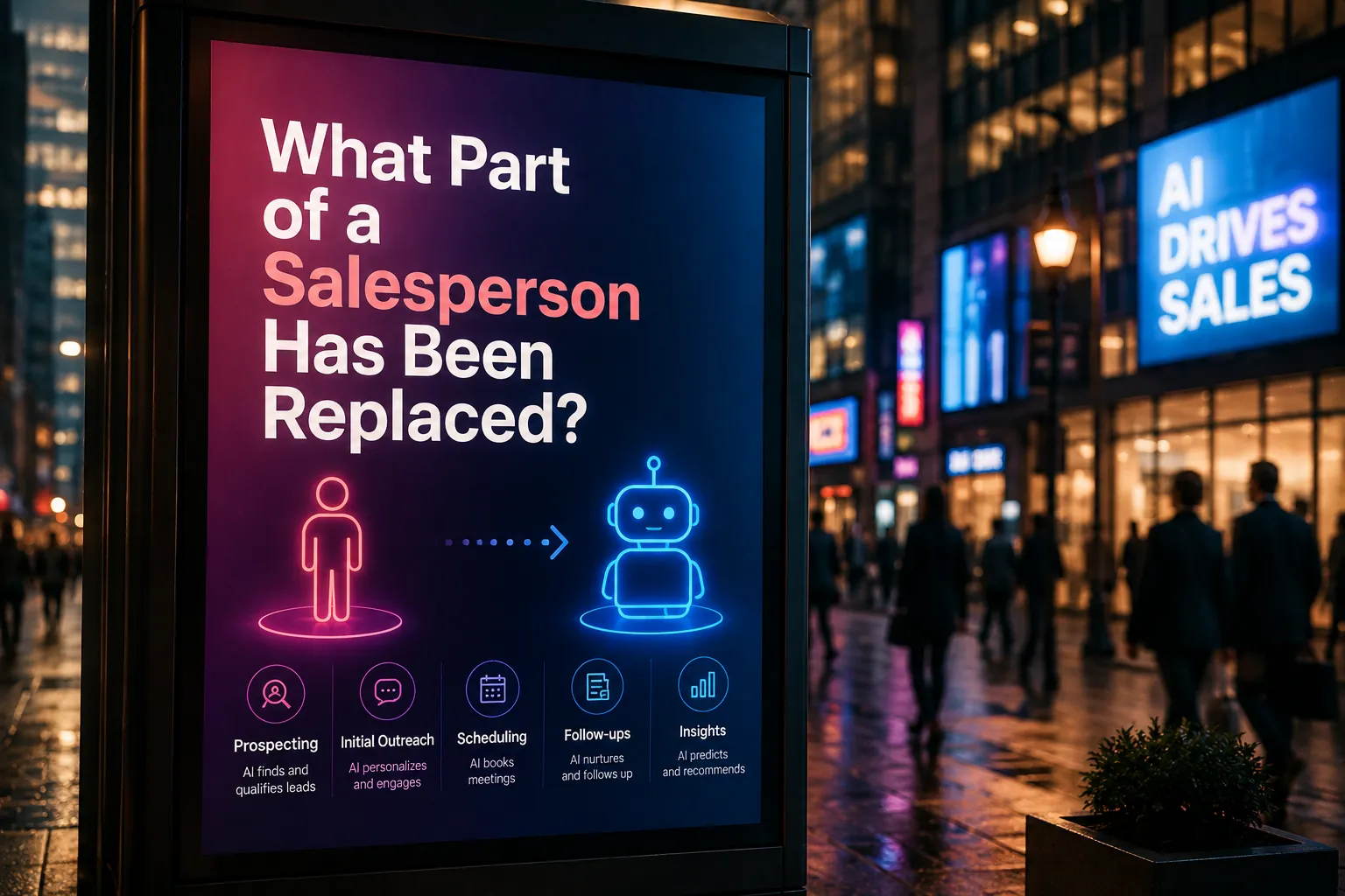 What Part of a Salesperson Has Been Replaced?